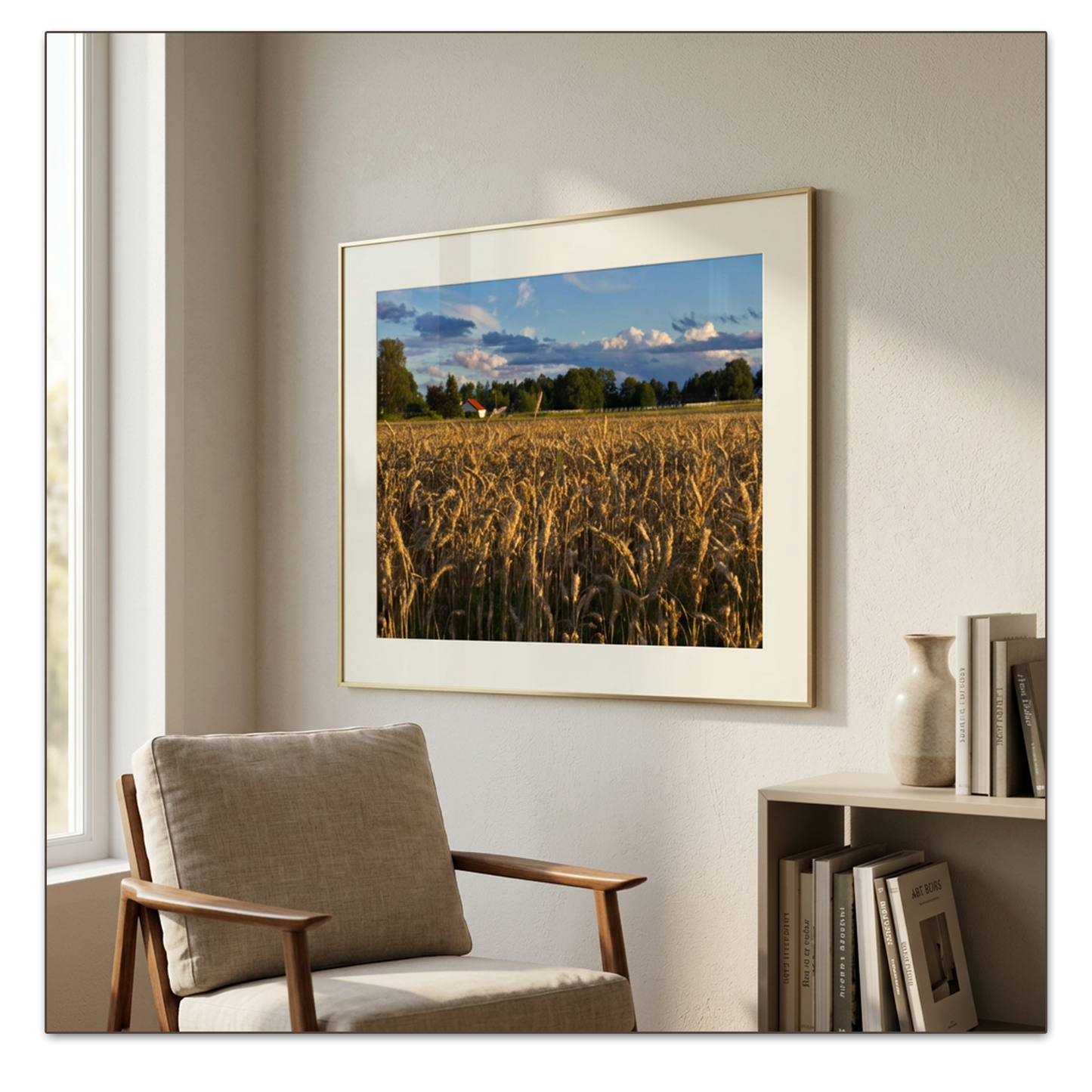 Kunstplakat - Høstdag på Skallevold