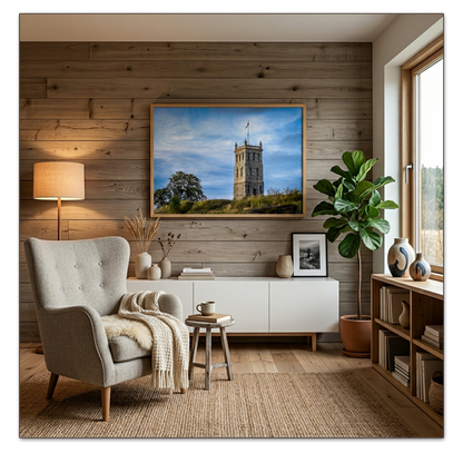 Kunstplakat - Slottsfjellet