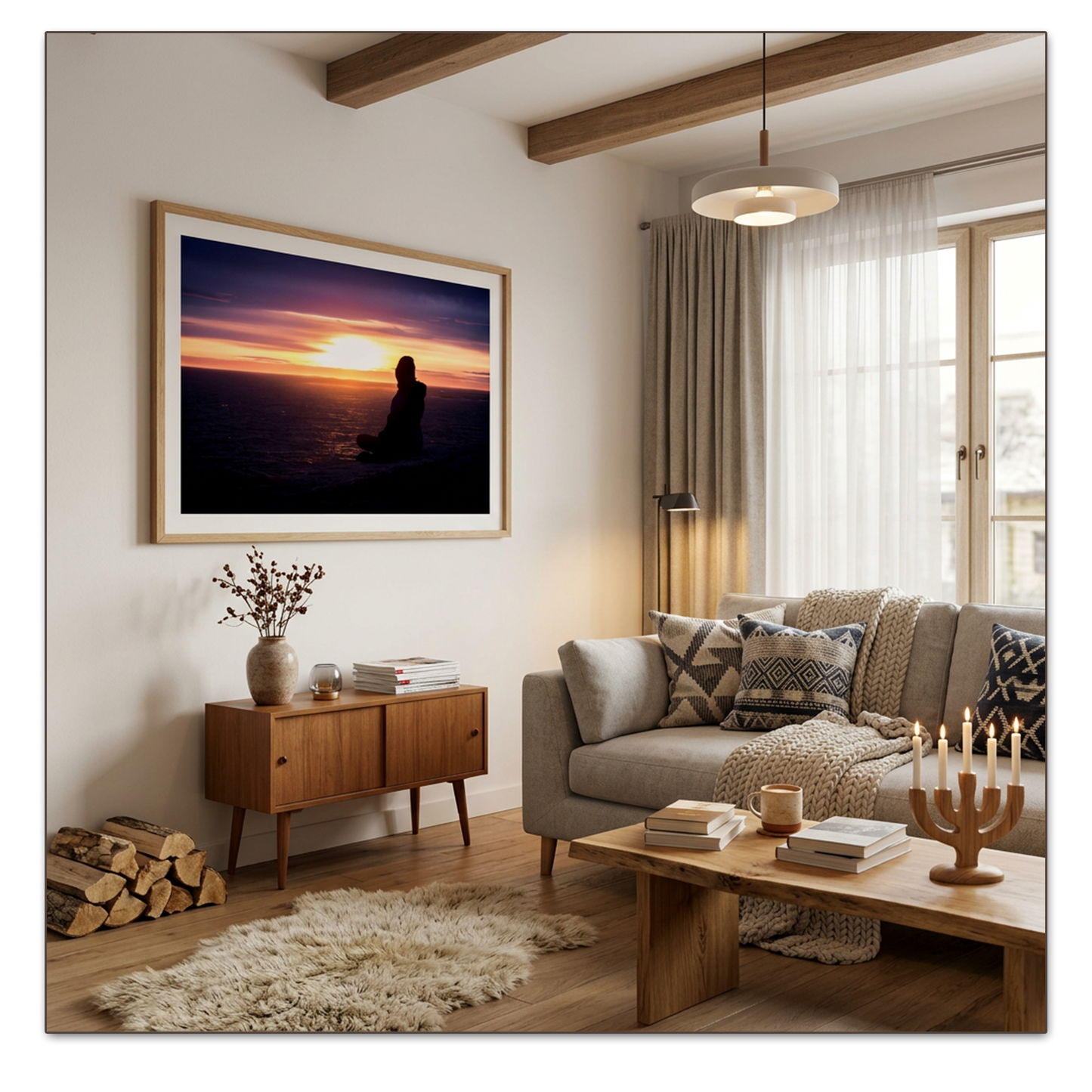 Kunstplakat - Utsikt fra Verdens Ende